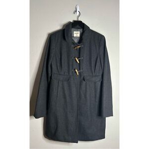 Old Navy Gray Wool Blend Toggle Coat Size L Tall